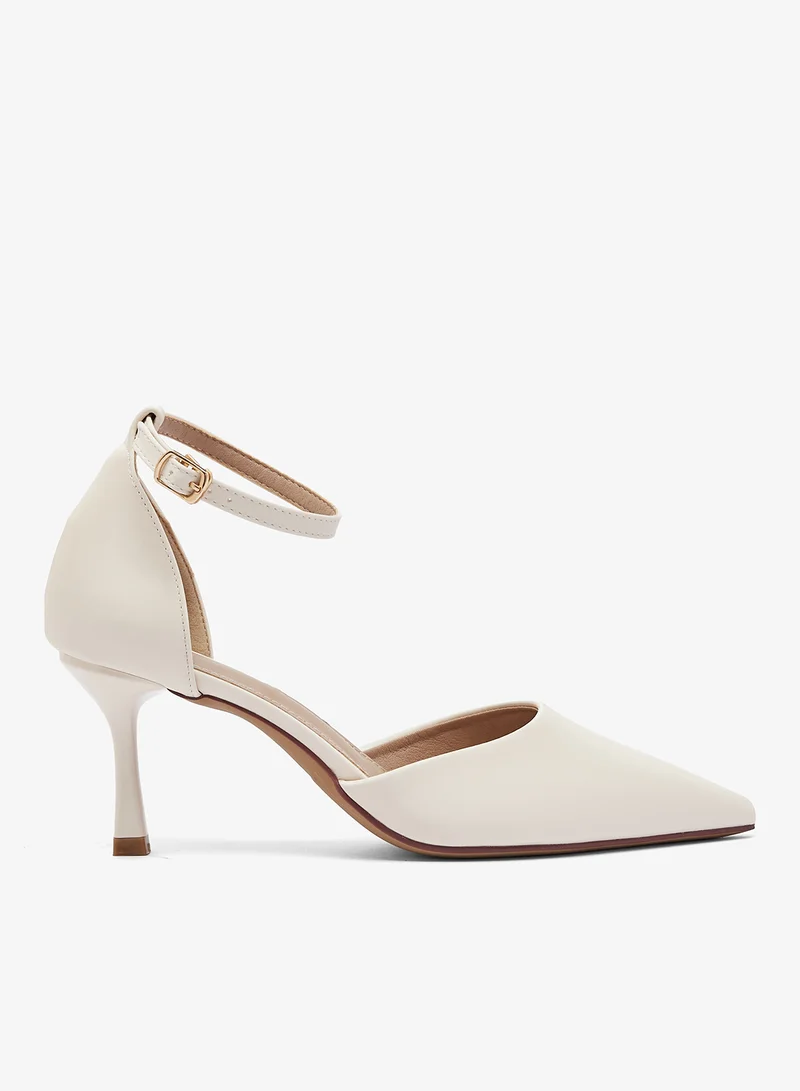 ELLA Classic Mid Heel Pumps With Strap